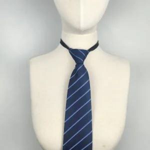 고품질 캐주얼 자동 얇은 넥타이 면접 남자 스트라이프 자동 스트라이프 스카프 얇은 (WFJ8NKC)