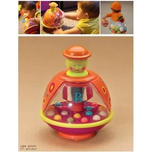 집중력 청각 발달 회전볼 튀기기 놀이 돌쟁이 장난감 돌아기장난감 7개월아기장난감