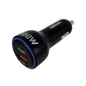 무료 삼성 갤럭시북 NT750XHD-KD72G 노트북 호환 12V 24V 차량용 충전기 USB-C 100W PD LED 시거잭