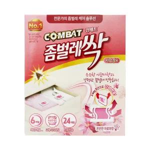 헨켈 컴배트 좀벌레싹 아로마향 서랍장용 24개입 1개_