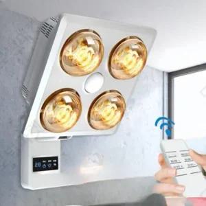 욕실온풍기 화장실 벽걸이 전기 히터 가정용 방수 방폭 기능 겨울철 따뜻한 실내 난방 소형 온풍기 무소음 저전력 에너지 절약 난방기