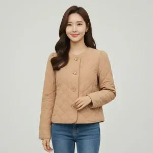 [꼼빠니아]크롭 퀼팅 점퍼-CW22HT9001496D