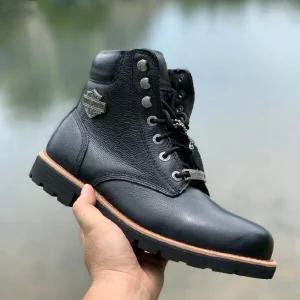 소가죽 부츠 바이크 클래식 남자 오토바이 수제 워커