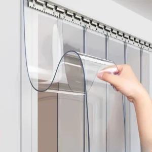 투명 에어커튼 방풍 비닐 PVC 에어컨 바람막이 문커튼 매장용 난방커튼