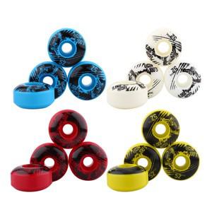 롱보드 스케이트보드 바퀴 52mm x 4 개/대 야외 클래식 내구성 PU 크루저