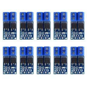 MOS FET 트리거 스위치 드라이브 모듈 PWM 레귤레이터 컨트롤패널 모터 제어 보드 15A 400W DC 5V-36V 10개