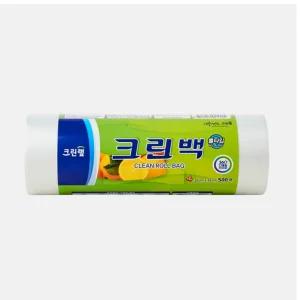 크린？N 크린 롤 백 25x35cm 중 500매/비닐 팩 크린랩 식품 위생 봉투 업소용 주방 대용량 일회용 봉지 식당