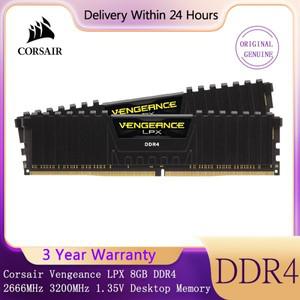 Corsair Vengeance LPX 8GB DDR4 3600MHz 2666MHz 1.35V 데스크탑 메모리 XMP2.0 블랙