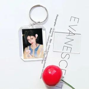 아크릴 포카 증사 투명 케이스 키링 홀더 사진 소지품 만들기 커스텀 부자재 DIY