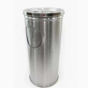 공용공간 흡연실 쓰레기통 높이 51cm 20L 스텐 재털이 국산 휴지통 회사 담배꽁초 업소용