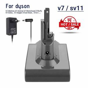 2025년형 100% 새 배터리 21.6V 12800mAh 리튬이온 충전식 다이슨 V7 애니멀 프로 진공청소기 교체용