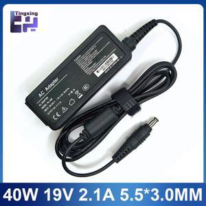 40W 19V 2.1A 5.5*3.0mm 노트북 AC 어댑터 충전기 삼성 Sense 630 pro N145 N110 X05 전원 공급 장치