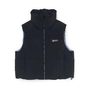 [MLB]조끼 GQC 3FDVV1046-50BKS 여성 바시티 패딩조끼 뉴욕양키스