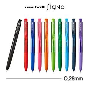 유니볼 UMN-155-28 시그노 노크식 0.28mm 블랙 1개 시그노