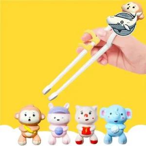 [골드스마일]아기 유아 연습용 젓가락 재미있는 캐릭터