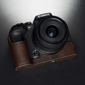 디지털가전 카메라가방 Canon EOS R10용 가죽 수제 카메라 하프 케이스 가방 디자인