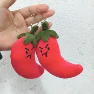 앵그리 칠리 페퍼 고추 키링 가방꾸미기 소품