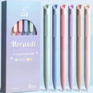 중성펜 컬러 세트 볼펜 필기구 소프트 마카롱 사무 중성펜 컬러 필기구 마카롱