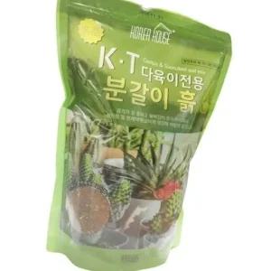 다육식물 분갈이 흙 2.5L 영양토 화초 재배용 수명 연장 (WFK8BTN)