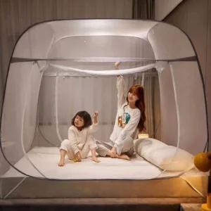 사각형 모기장 180X200 침대 원터치 모기텐트 패밀리침대모기장 캠핑모기장 방충망