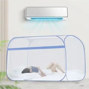 바닥있는 원터치 모기장 접이식 1인용 슈퍼싱글 벙커 바닥있는모기장 범퍼침대모기장