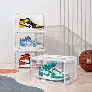 신발 신발정리함 정리함 가방 수납 1컬러 투명 자석 슈케이스 투명슈케이스 자석슈케이스