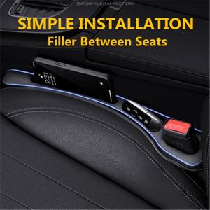 2PCS 자동차 좌석 갭 필러 사이 틈 인테리어 장식 Skoda Kodiaq GT Octavia Superb 3 2 Fabia 용 액세서리