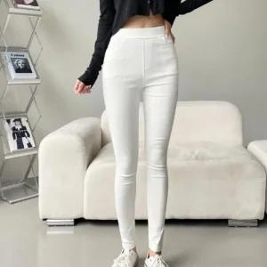 ONM 스키니 반하이 밴딩 스판 팬츠 베론팬츠 여성 슬