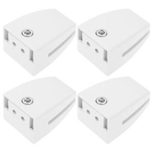 4Pcs 데스크 디바이더 클립 가구 파티션 클램프 스크린 패널 유리 보드 홀더 물리학 교육 장비