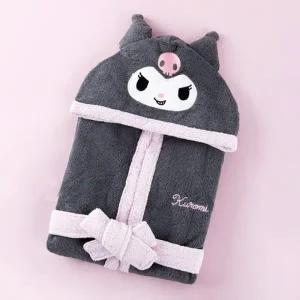 JW 산리오 쿠로미 목욕가운(아동) 샤워가운 그레이
