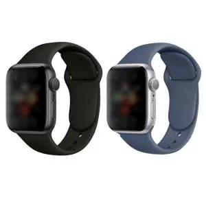 스포츠 실리콘 5 se2 4 남색 6 밴드 스마트워치 38 41