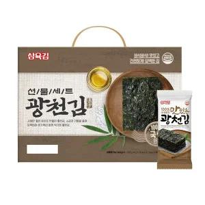 갤러리아 [삼육수산]광천김 4호 선물세트(4g X 32봉)