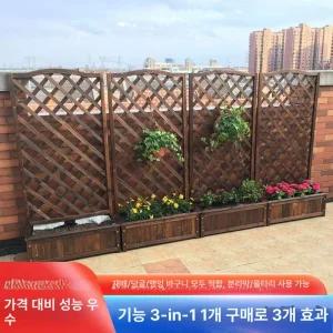 리온 방부목 야외 화분 상자 플라스틱 도자기 항아리 나무화분 사각화분