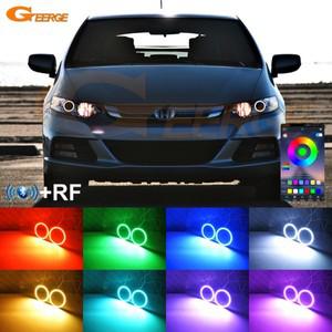 호환 인사이트 2009 블루투스 앱 울트라 브라이트 멀티 컬러 RGB LED 엔젤 아이즈 키트 헤일로 링