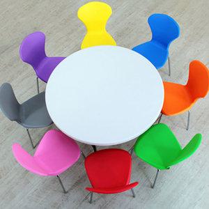 브로몰딩 원탁/회의용/원형테이블/탁자/식탁/간이/보조/야외테이블/부페용/행사용