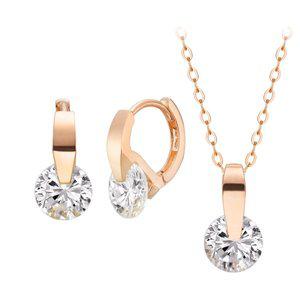 [골드리아] 14k 티링 목걸이 귀걸이 세트