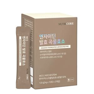 뉴트리코어 WCS 엔자이딘 발효 곡물효소 4g x 30포 소화기능
