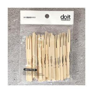 대나무 미니포크 40P 1875/ 요리꼬치 장식 핑거푸드