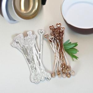 커피스틱 일회용 티스푼 미니 머들러 플라스틱 야외 여행용 (13cm 20p 3세트)