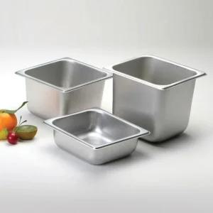 스텐밧드 1/6 Size (옵션선택) 스텐레스 사각 바트 주방 식당 뷔페 급식실 업소용 식재료 음식 보관 밧드