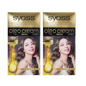 사이오스 올레오 크림 염색약 2A 소프트애쉬 x 2개