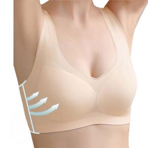 여성 노와이어 심리스 브라 스포츠 노후크 브래지어 빅사이즈 M-4XL