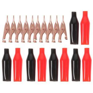 10 Pcs 순수 구리 악어 클립 클램프 전기 전원 보드 금속 싱크