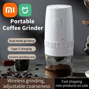 Xiaomi 휴대용 전기 커피 그라인더 세라믹 코어 가정용 콩 자동 메이커