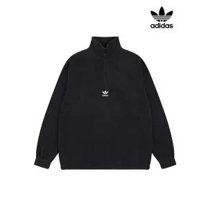 [하프클럽/아디다스]adidas 오리지널 트레포일 하프집업 플리스 맨투맨_H06680