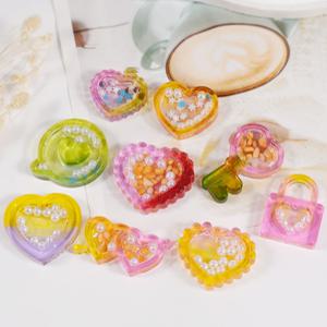 레진 공예 몰드 UV 크리스탈 레진 아트 6구 하트 쉐이커 실리콘 몰드 2종