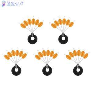 용왕낚시 찌스토퍼 감람형 옥스퍼드 실리카 찌스토퍼 6알 5매세트