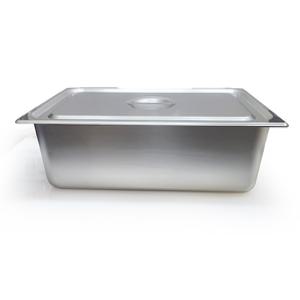 국산 304스텐 밧드 업소용 바트 6인치 뚜껑세트 식당 사각 트레이 53x32.5x15cm