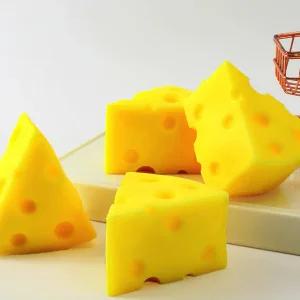 치즈 말랑이 스퀴시 스트레스 볼 안전한 KC인증 장난감 찐득 주물럭 마시멜로 클레이 모찌