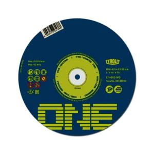 티롤릿 원 절단석 105mm 4인치 그라인더날 컷팅휠 디스크 연마